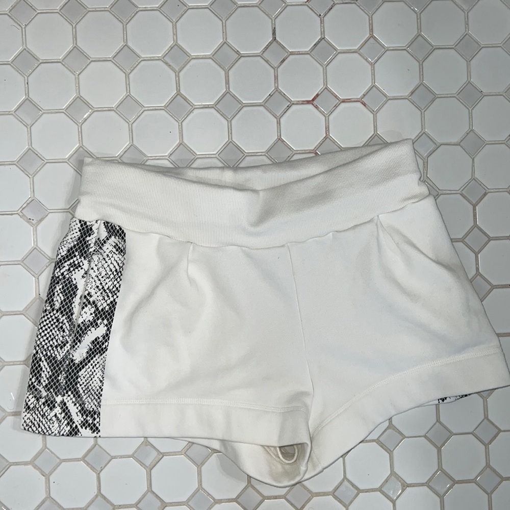 Adidas by Stella McCartney snakeskin print shorts